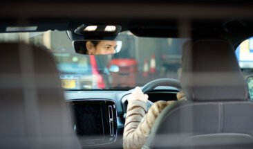 Driver in car