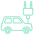 electric vehicle icon