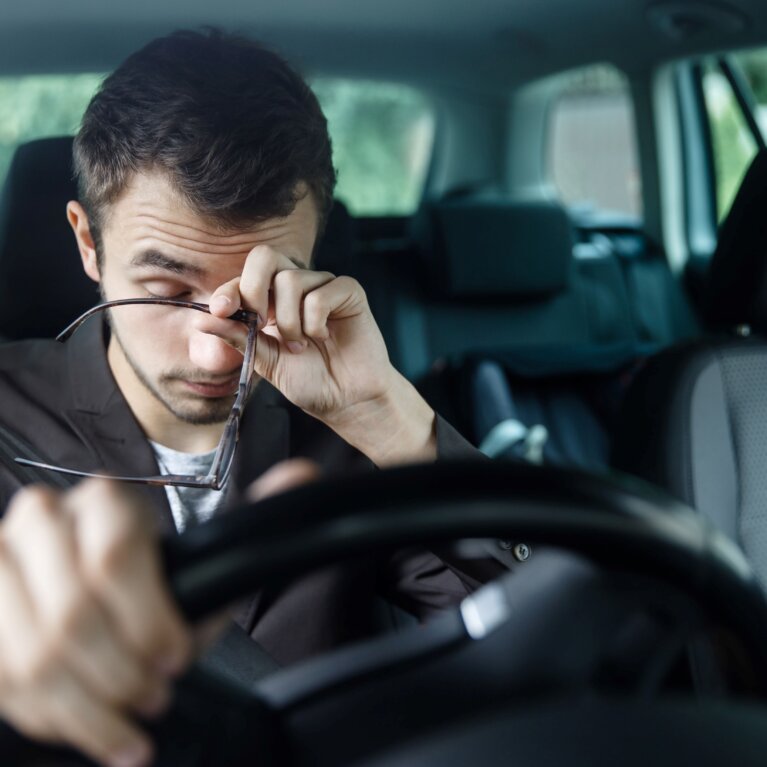 tired driver