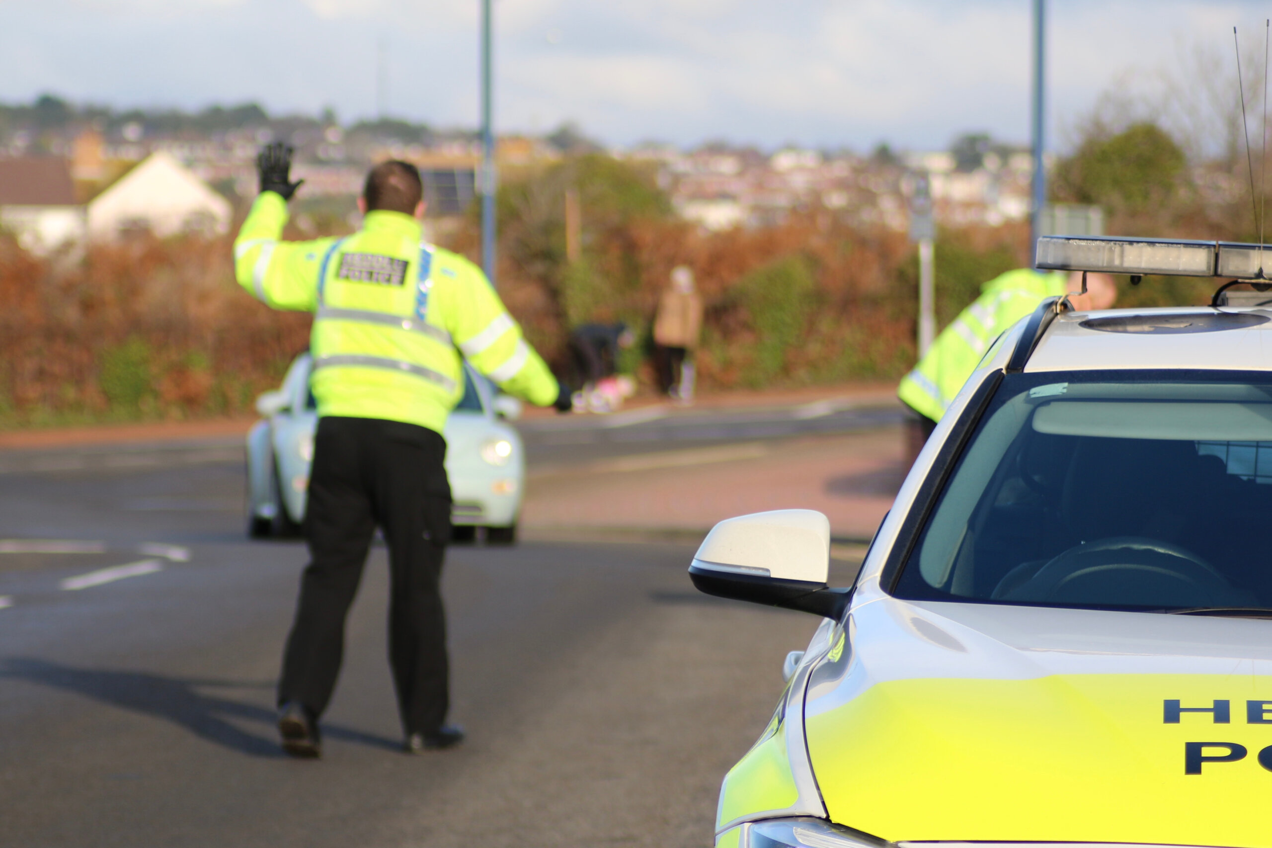 Police Doing Covid-19 Traffic Stops On Barry Island