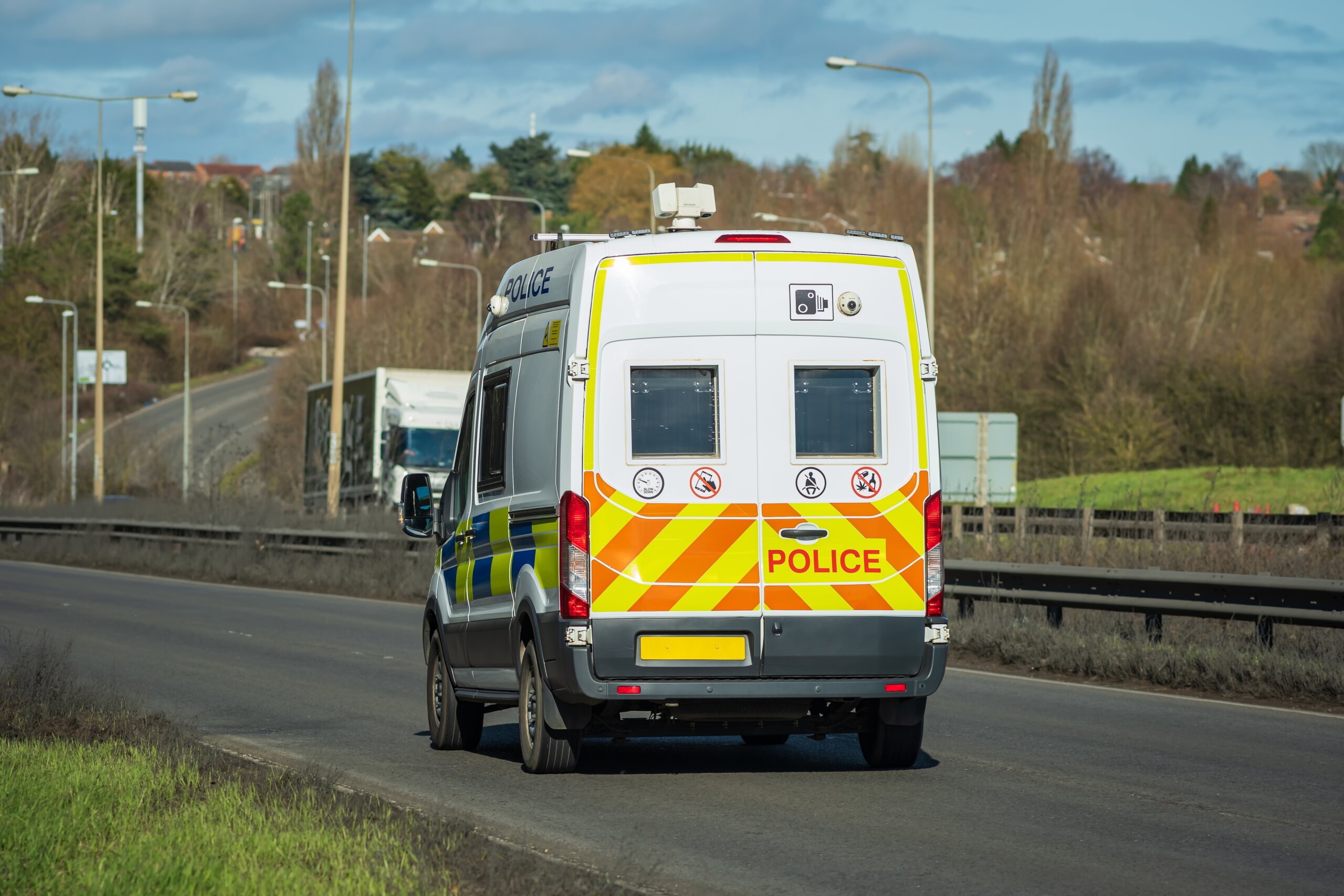 Speed camera van