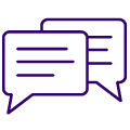 speech bubbles icon