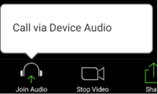 Zoom - Android Device Join Audio