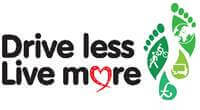 Drive less live more logo