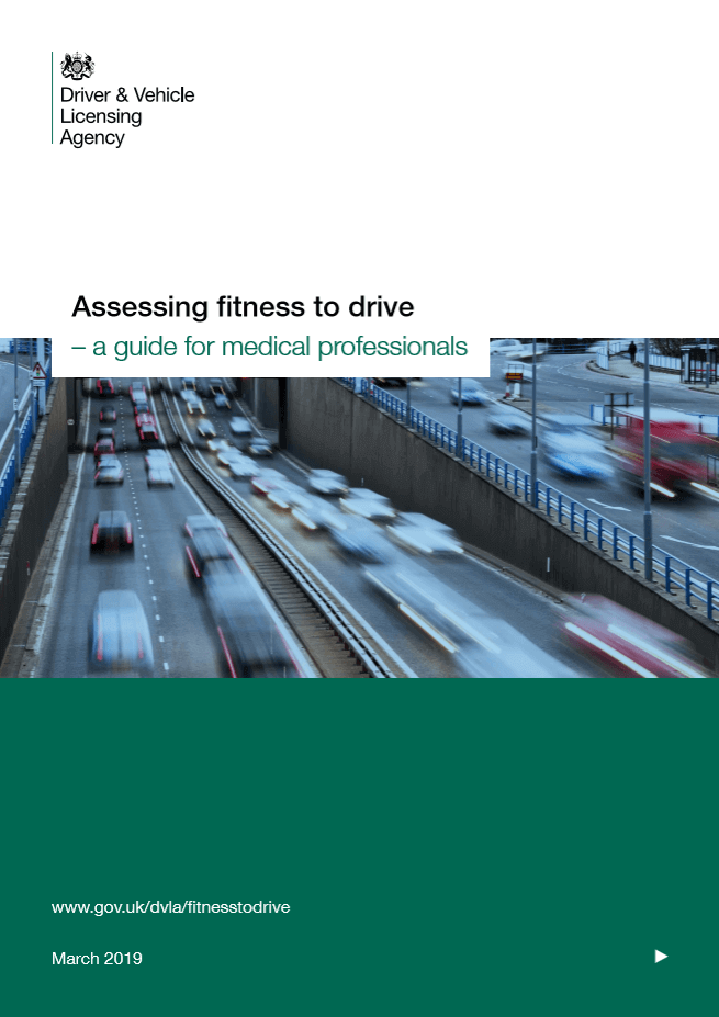 DVLA March 2019 Assessing Fitness to drive guide