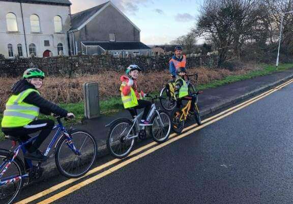 Bikeability training Crwys Primary School 1