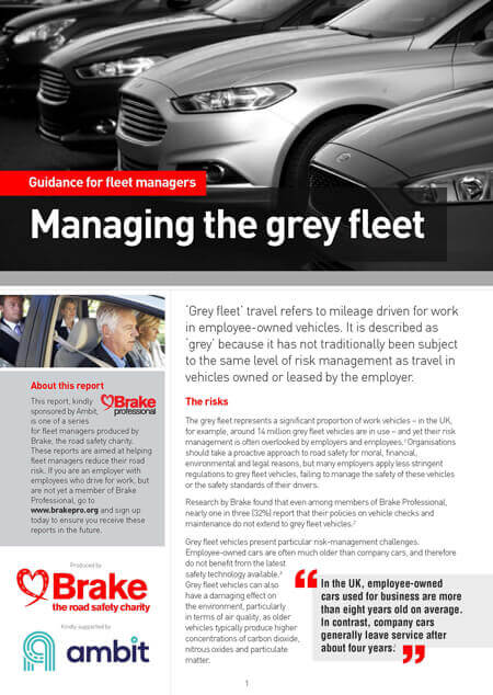 Grey Fleet Owner drivers : Reduce risk and check employees have business insurance to drive and valid MOT and tax