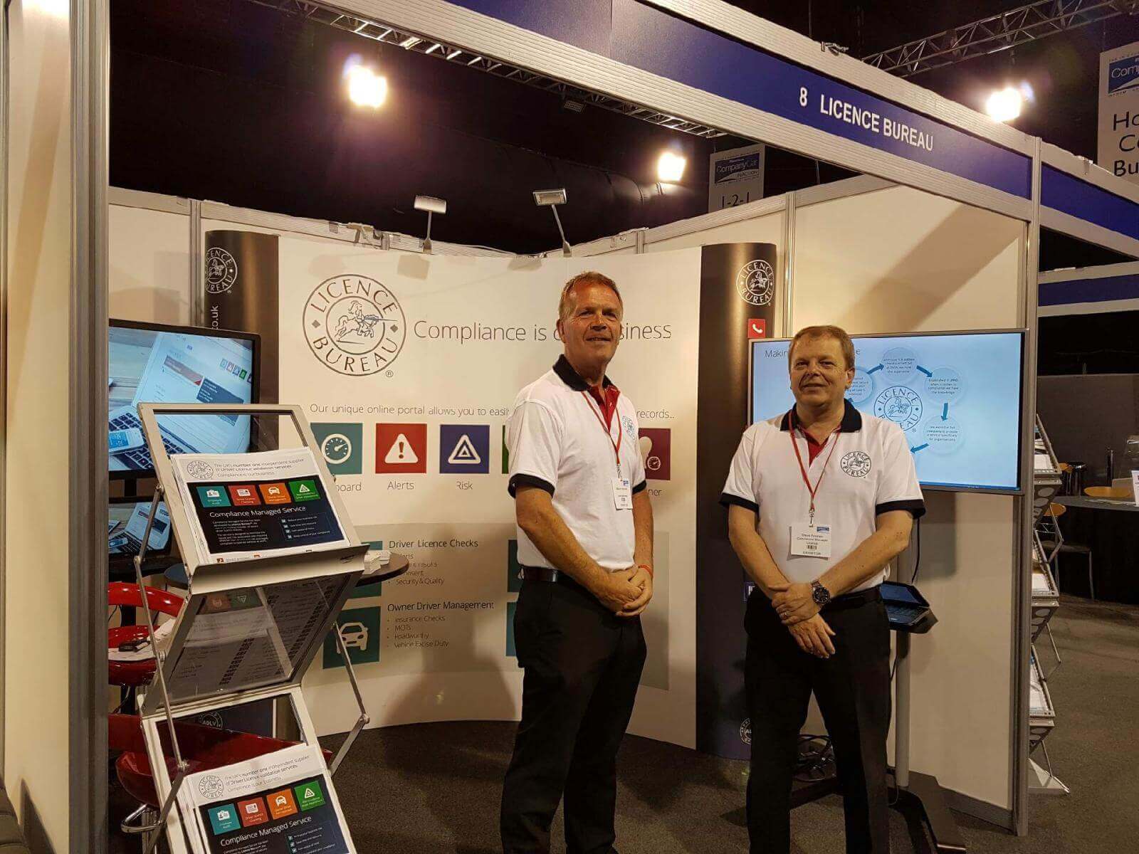 Malcolm and Steve at CCIA stand