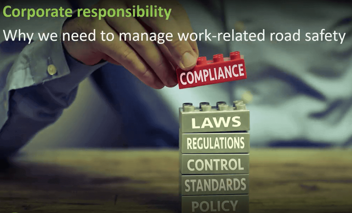 Corporate responsibility - why we need to manage work-related road safety