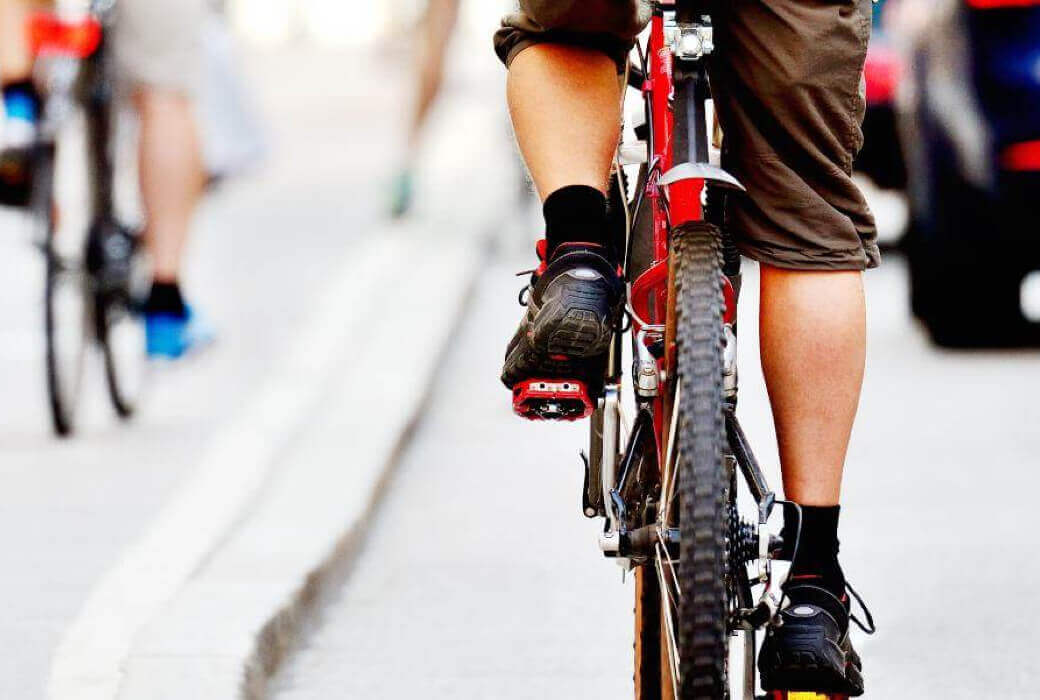 Cycling on the road