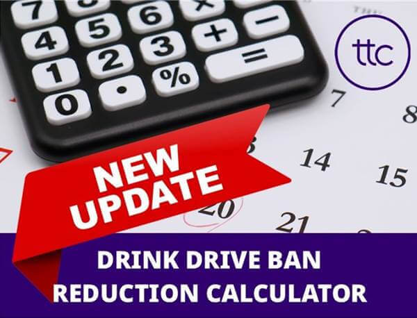 Drink drive ban calculator new update