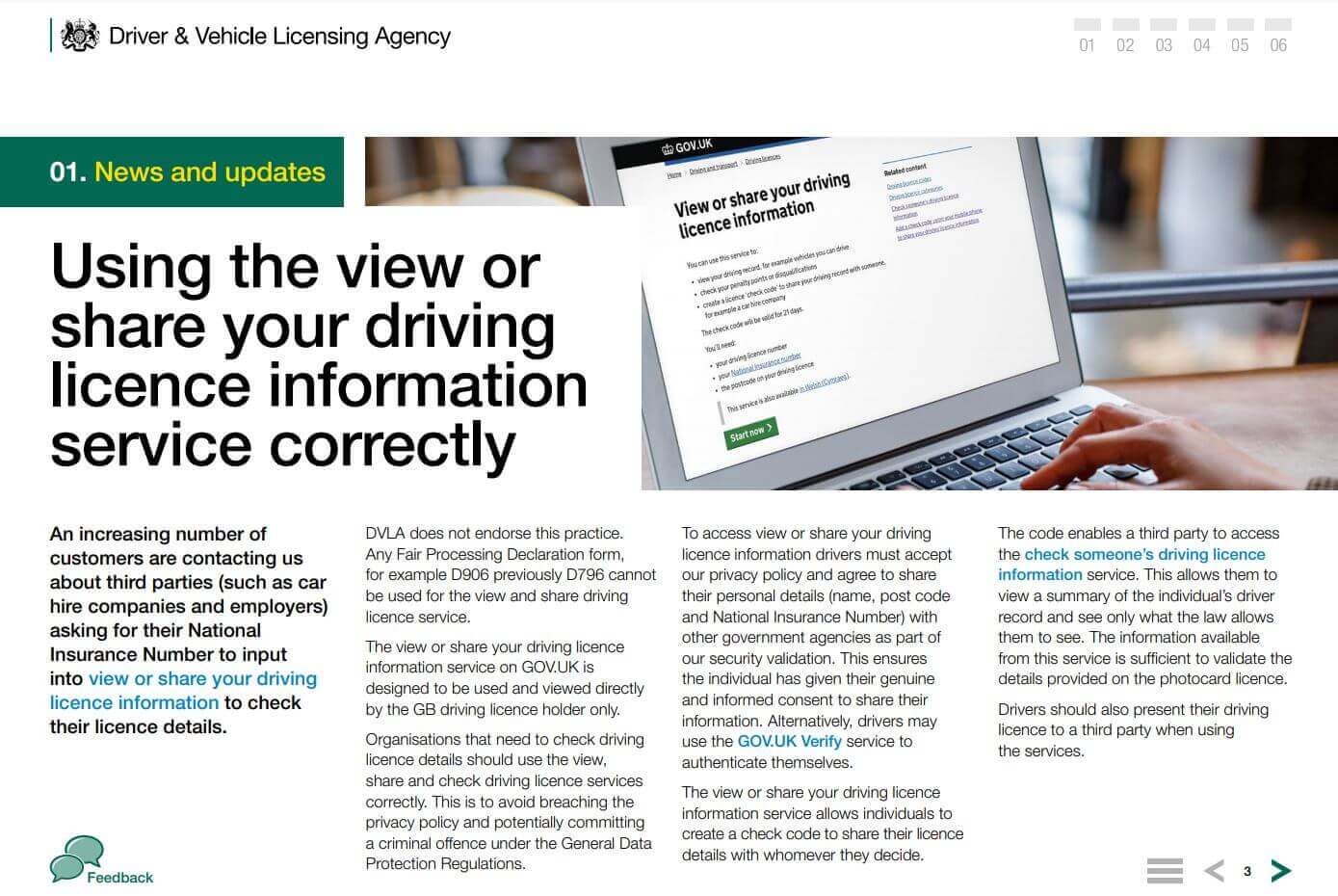 DVLA News and Updates