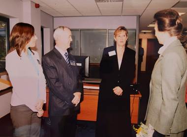 HRH Princess Anne opening TTC Head Office