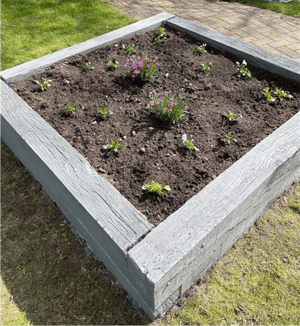 Operation Flower Power raised beds