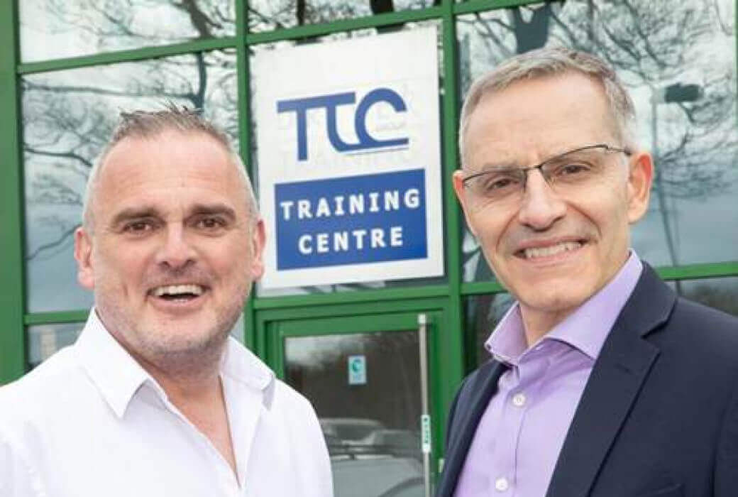 TTC Group deliver training for Telford and Wrekin Council taxi drivers - Carl Phillips, left, and Andy Wheeler