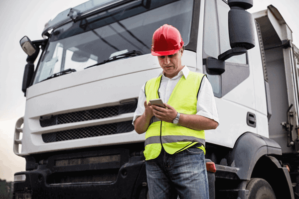 Truck driver route planner mobile