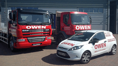 Fleet vehicles - Owen Scaffold