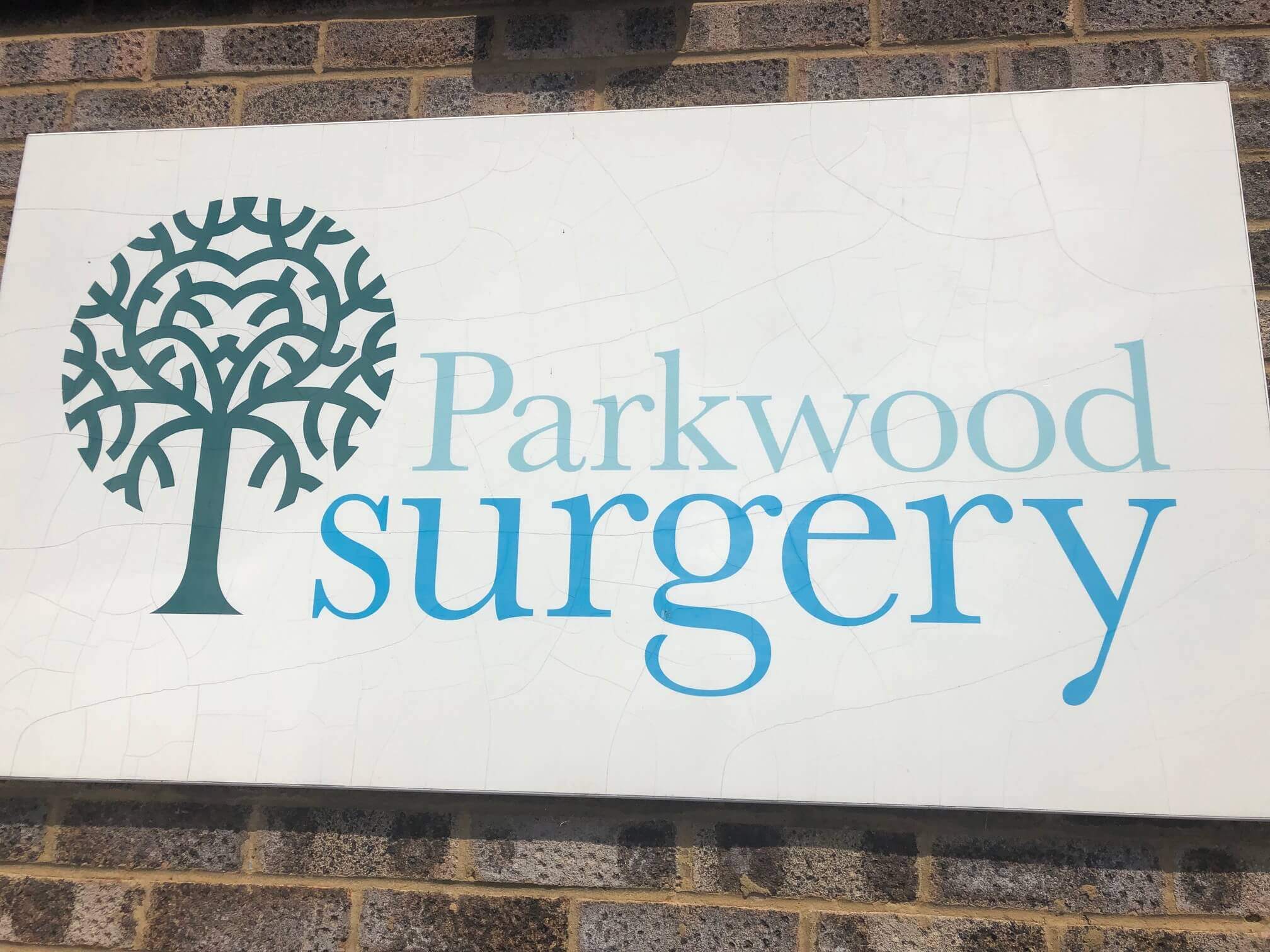 Parkwood surgery sign