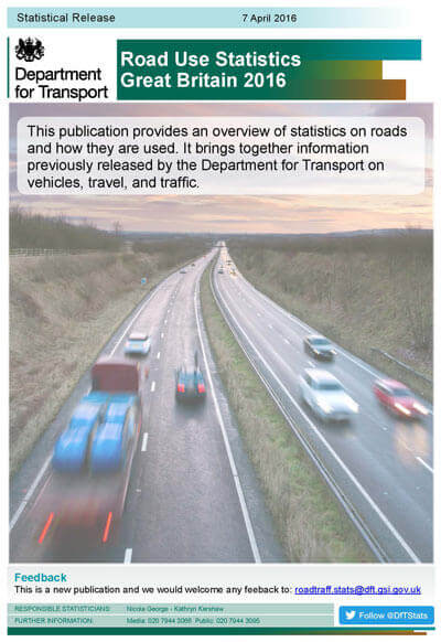Dept for Transport Statistical release April 2016