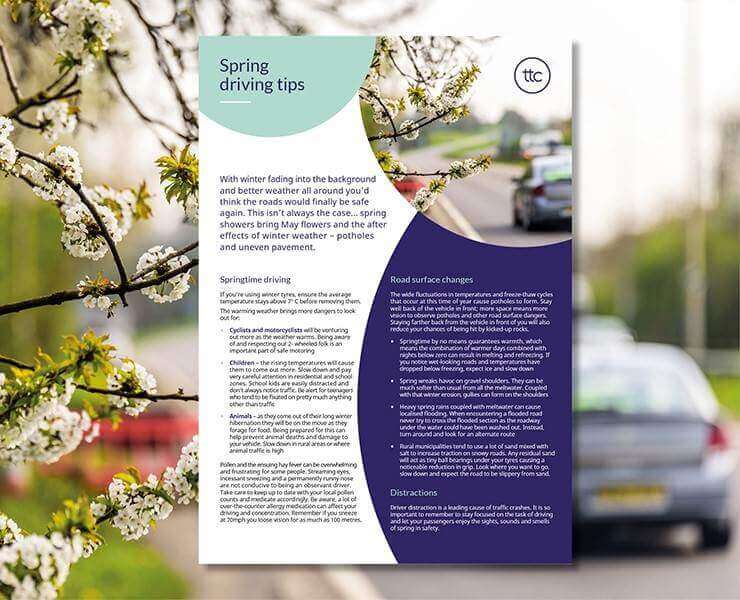 Spring Driving Tip Sheet